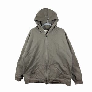 Fear Of God Sixth 6th Collection Mne's Sz S Gray Full Zip Hoodie Sweatshirt USA